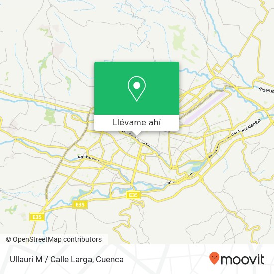 Mapa de Ullauri M / Calle Larga