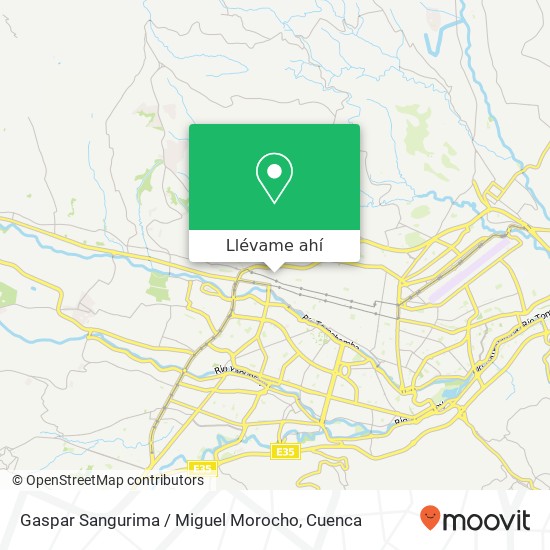 Mapa de Gaspar Sangurima / Miguel Morocho