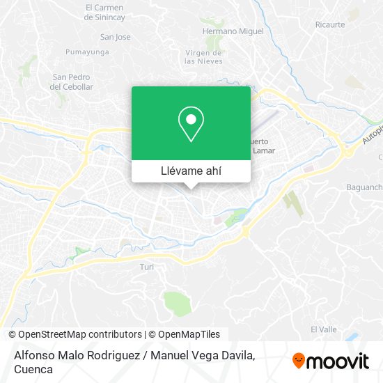 Mapa de Alfonso Malo Rodriguez / Manuel Vega Davila