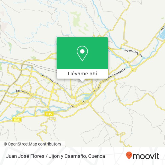 Mapa de Juan José Flores / Jijon y Caamaño
