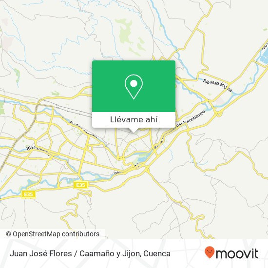 Mapa de Juan José Flores / Caamaño y Jijon