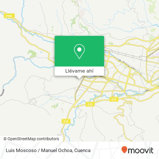 Mapa de Luis Moscoso / Manuel Ochoa