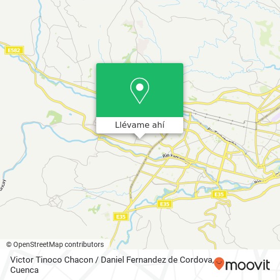 Mapa de Victor Tinoco Chacon / Daniel Fernandez de Cordova