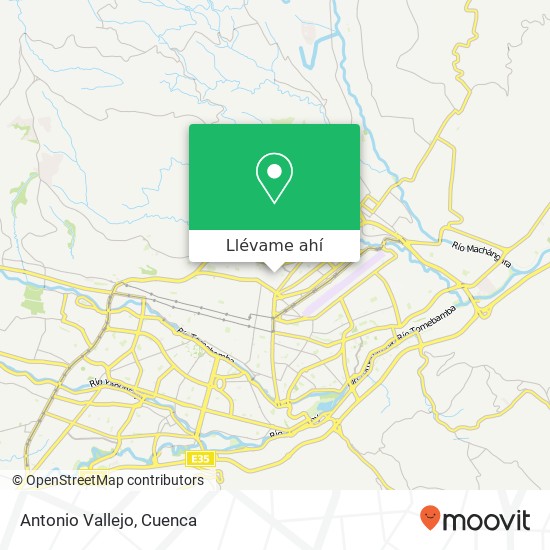 Mapa de Antonio Vallejo