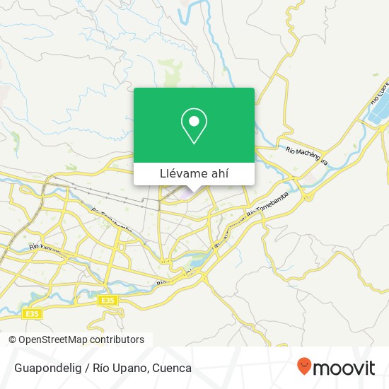 Mapa de Guapondelig / Río Upano