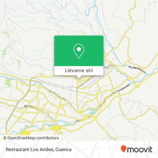 Mapa de Restaurant Los Andes