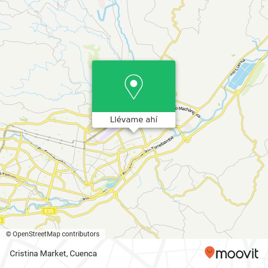 Mapa de Cristina Market