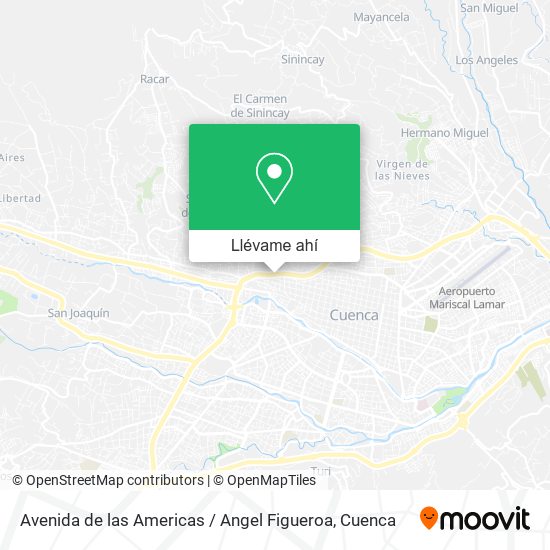 Mapa de Avenida de las Americas / Angel Figueroa