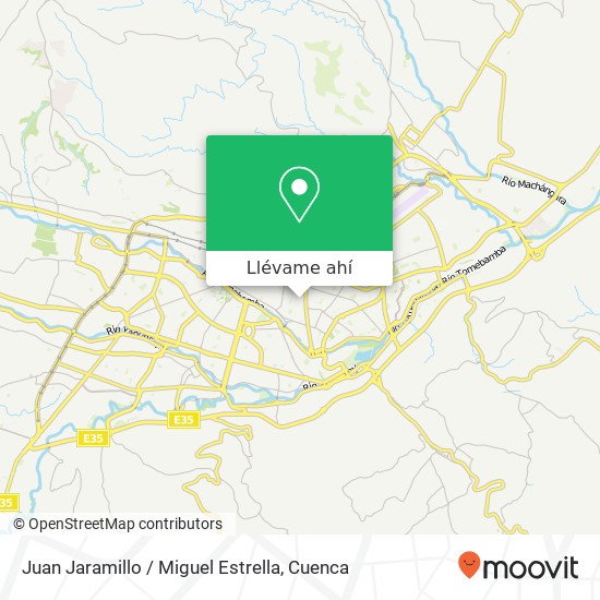 Mapa de Juan Jaramillo / Miguel Estrella