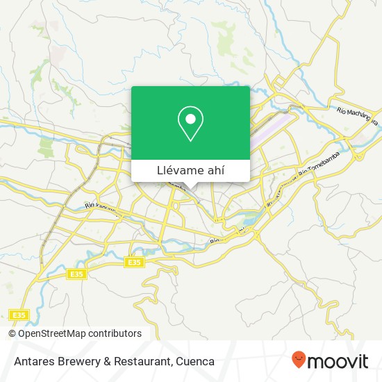Mapa de Antares Brewery & Restaurant