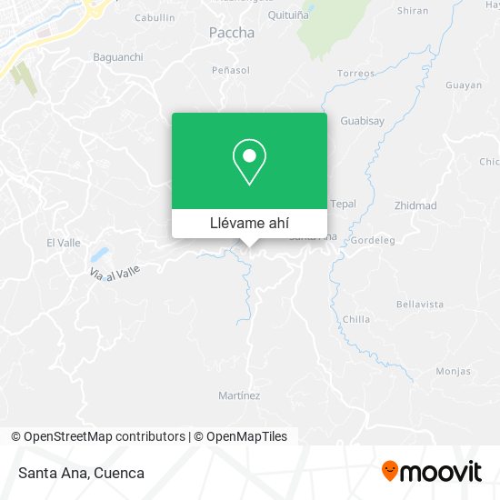 Mapa de Santa Ana