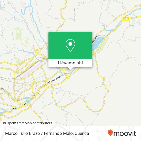 Mapa de Marco Tulio Erazo / Fernando Malo