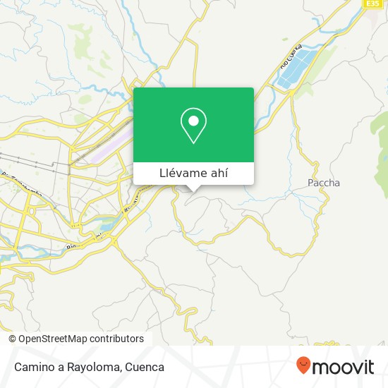 Mapa de Camino a Rayoloma