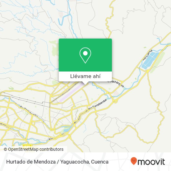Mapa de Hurtado de Mendoza / Yaguacocha