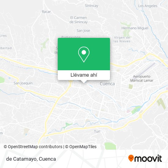 Mapa de de Catamayo