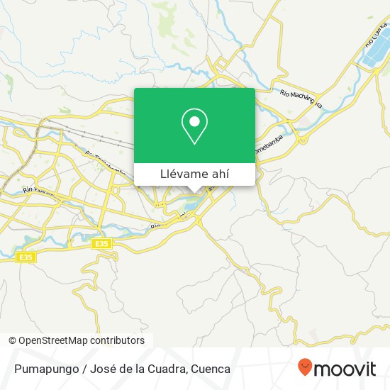 Mapa de Pumapungo / José de la Cuadra