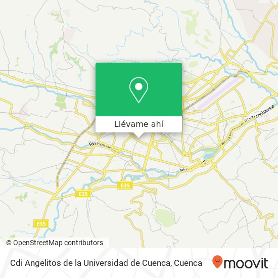 Mapa de Cdi Angelitos de la Universidad de Cuenca