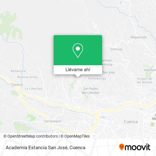 Mapa de Academia Estancia San José