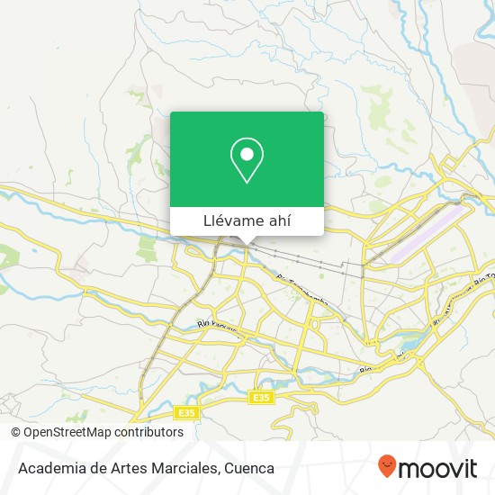 Mapa de Academia de Artes Marciales