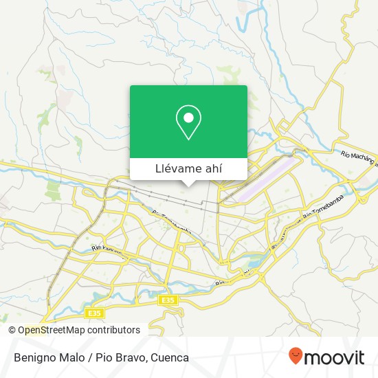 Mapa de Benigno Malo / Pio Bravo