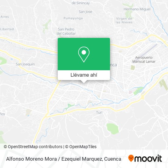 Mapa de Alfonso Moreno Mora / Ezequiel Marquez