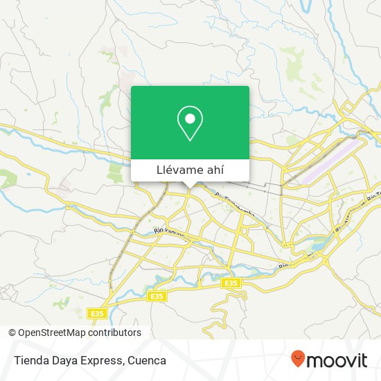 Mapa de Tienda Daya Express