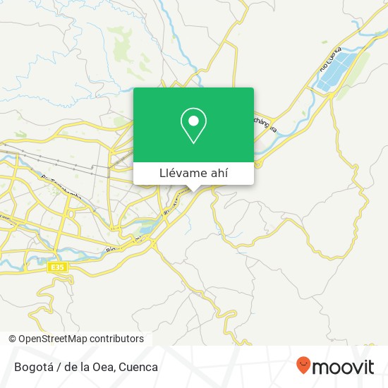 Mapa de Bogotá / de la Oea