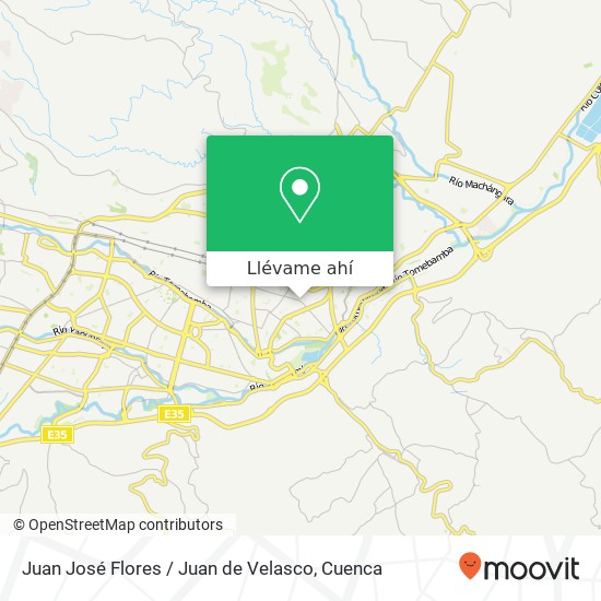 Mapa de Juan José Flores / Juan de Velasco