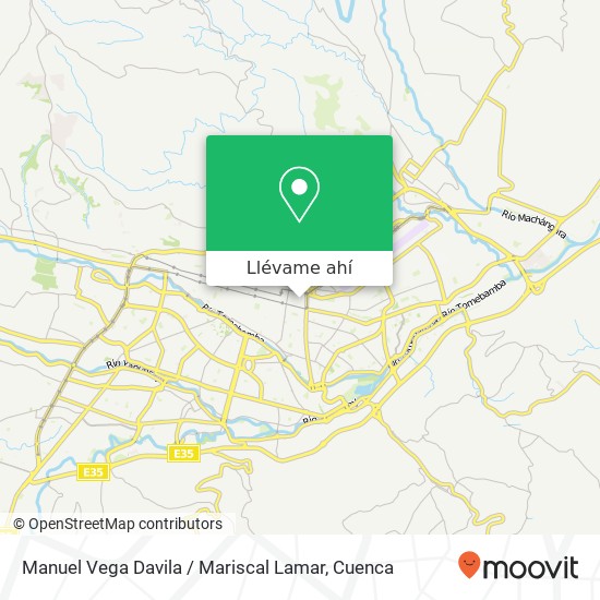 Mapa de Manuel Vega Davila / Mariscal Lamar
