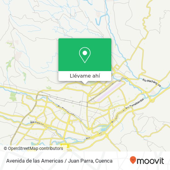 Mapa de Avenida de las Americas / Juan Parra