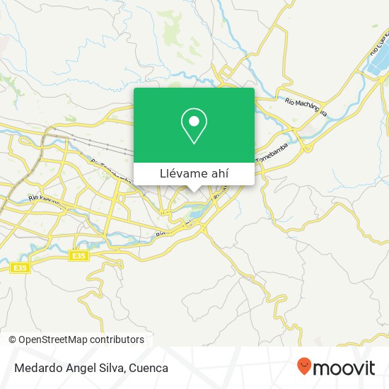 Mapa de Medardo Angel Silva