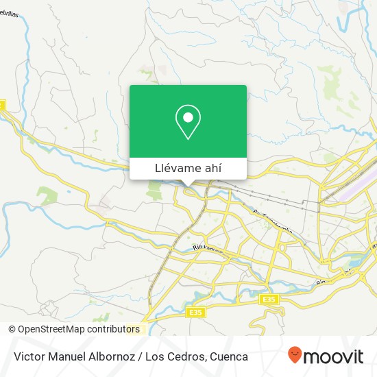 Mapa de Victor Manuel Albornoz / Los Cedros