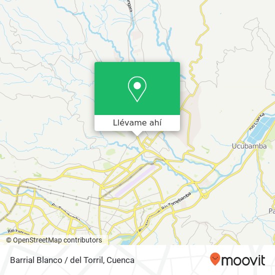 Mapa de Barrial Blanco / del Torril