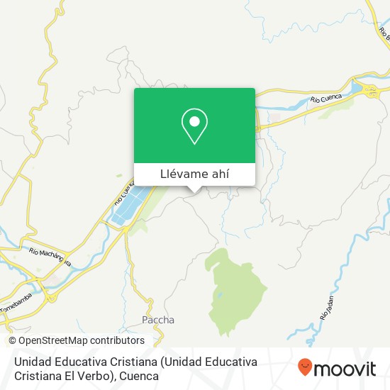 Mapa de Unidad Educativa Cristiana (Unidad Educativa Cristiana El Verbo)