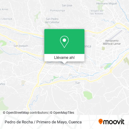 Mapa de Pedro de Rocha / Primero de Mayo