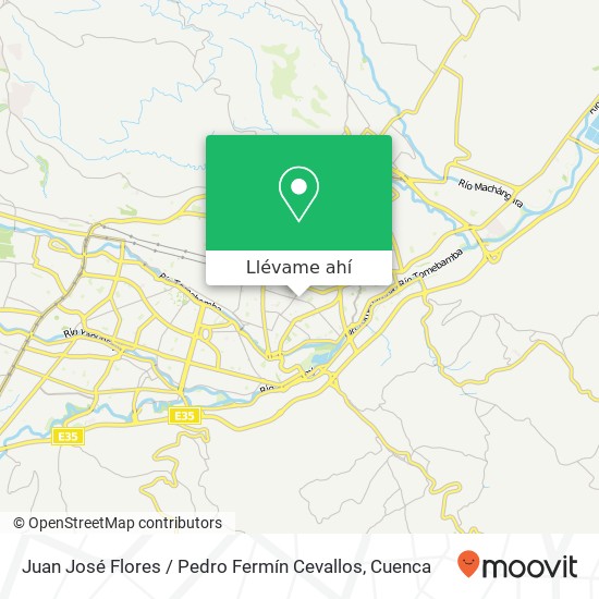 Mapa de Juan José Flores / Pedro Fermín Cevallos