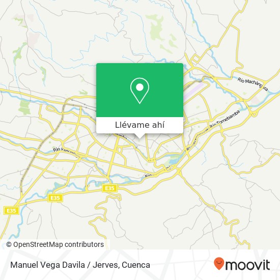 Mapa de Manuel Vega Davila / Jerves