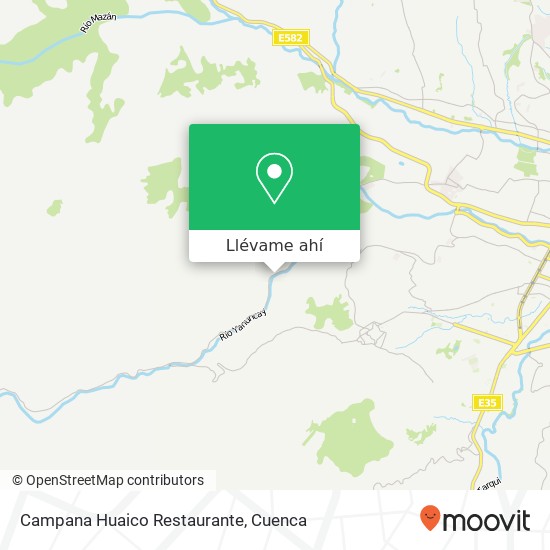 Mapa de Campana Huaico Restaurante