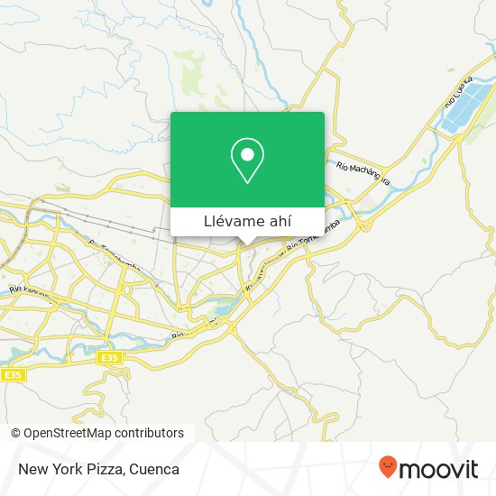 Mapa de New York Pizza