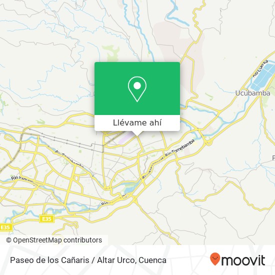 Mapa de Paseo de los Cañaris / Altar Urco