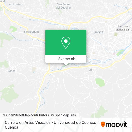 Mapa de Carrera en Artes Visuales - Universidad de Cuenca