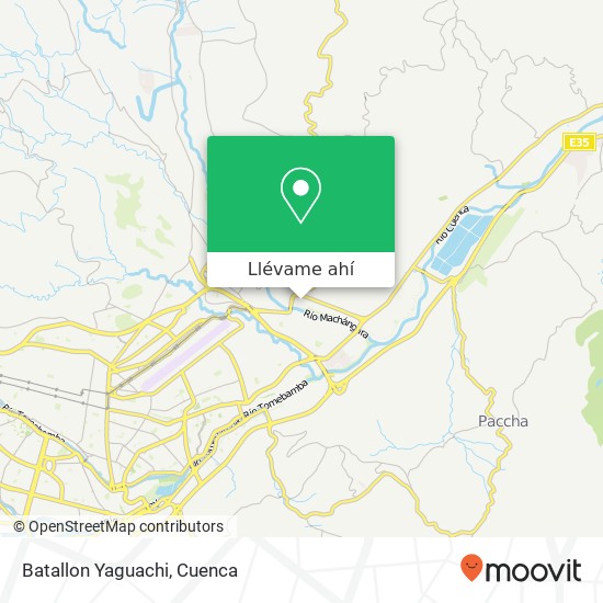 Mapa de Batallon Yaguachi
