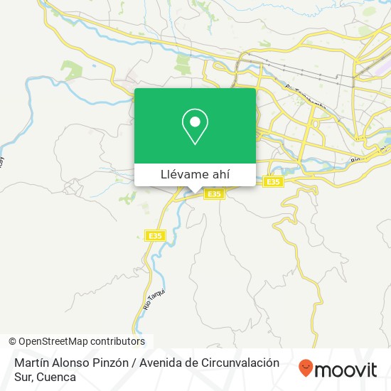 Mapa de Martín Alonso Pinzón / Avenida de Circunvalación Sur