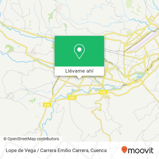 Mapa de Lope de Vega / Carrera Emilio Carrera
