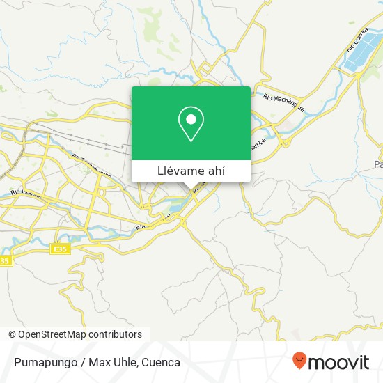 Mapa de Pumapungo / Max Uhle