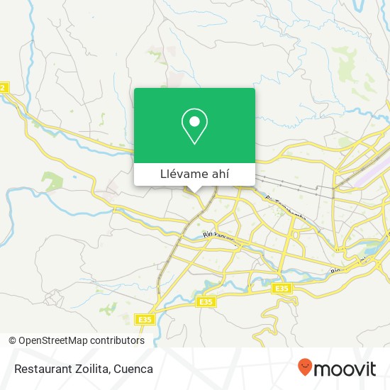 Mapa de Restaurant Zoilita
