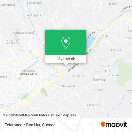 Mapa de Telemaco / Ben Hur