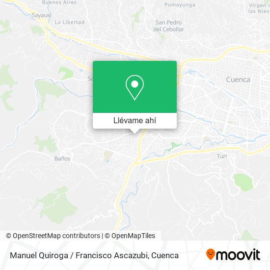 Mapa de Manuel Quiroga / Francisco Ascazubi