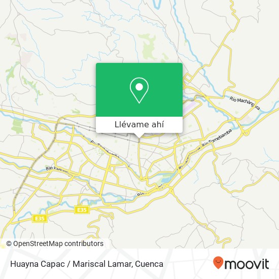 Mapa de Huayna Capac / Mariscal Lamar