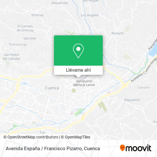 Mapa de Avenida España / Francisco Pizarro